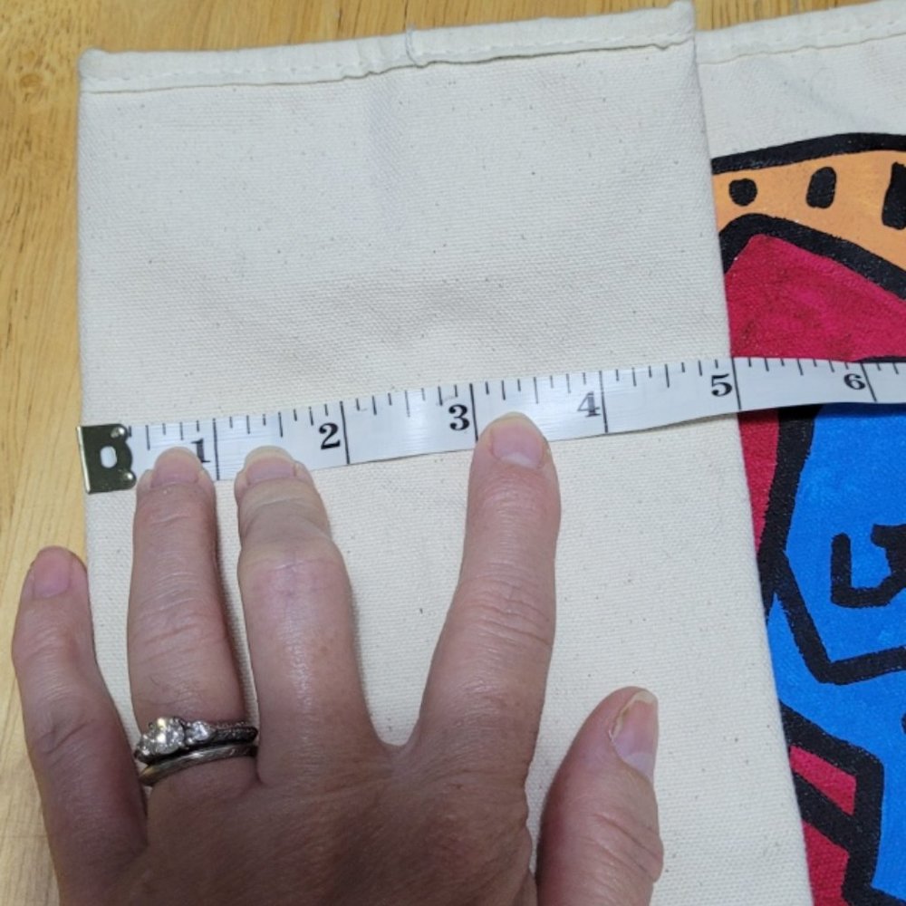 Artisan Keith Haring Mother and Baby Canvas Tote - Picture 11 of 11